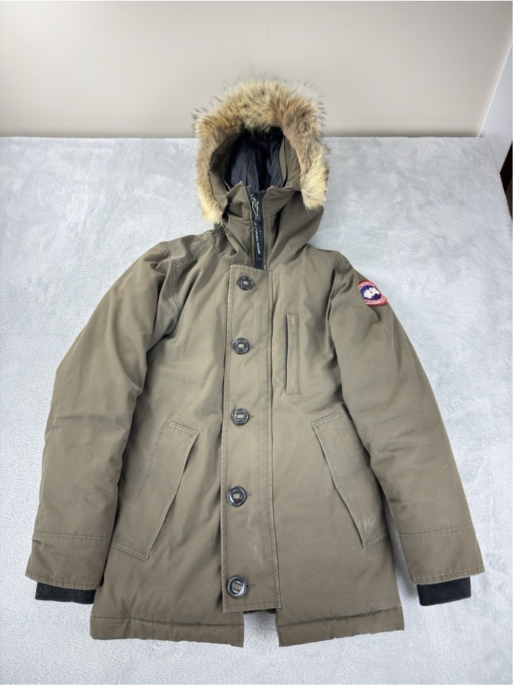 Canada Goose Men's Chateau Parka XS Green 3426JM White Duck Down